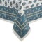 Threadmade Home Tropez Block Print Stain & Water Resistant Indoor/Outdoor Tablecloth, Multicolor - 60"W x 120"L